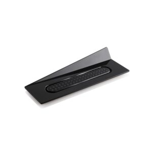 SET 100 BLACK TRAYS - RECTANGLE 140X40 MM